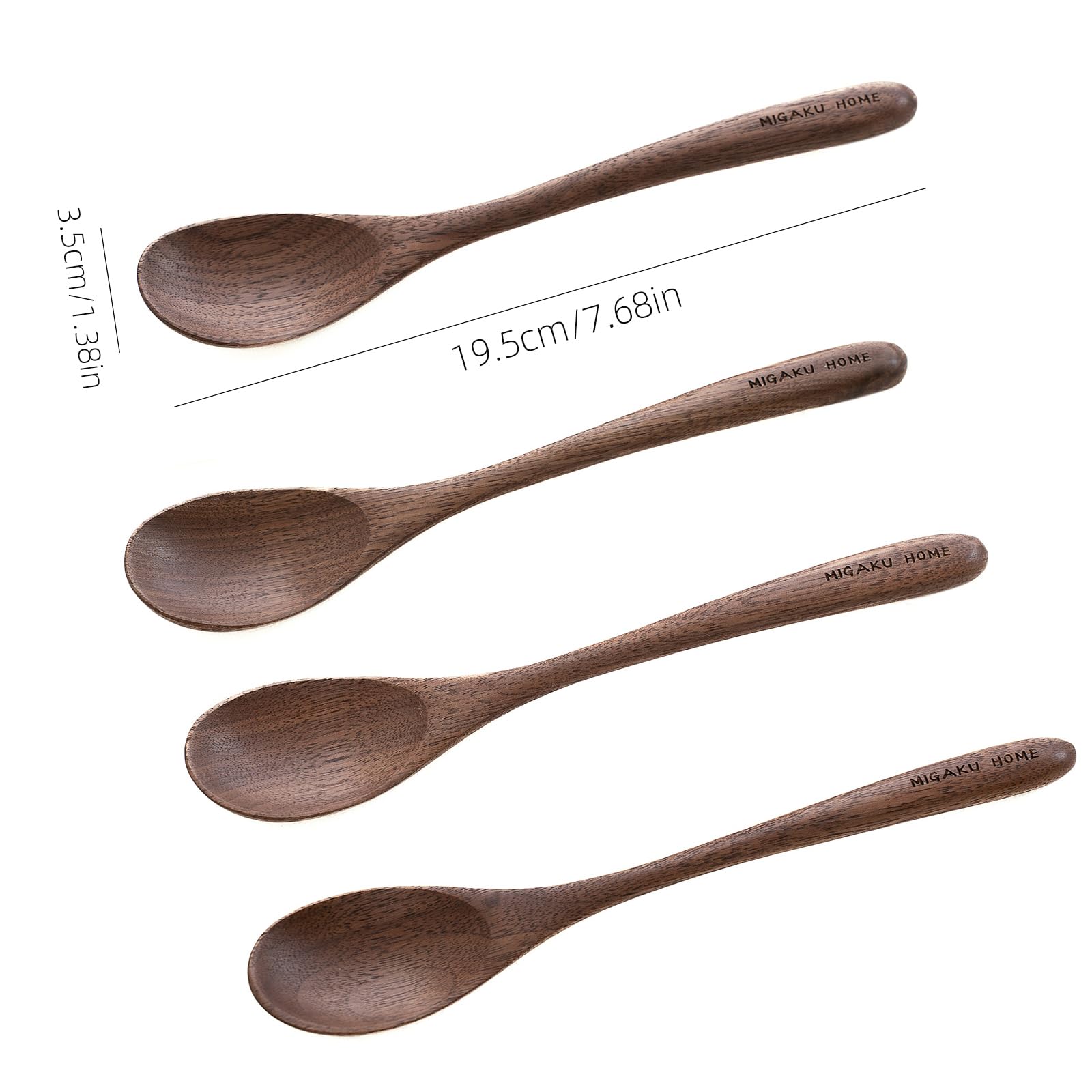 MIGAKU HOME lightweight yet sturdy spoons for everyday kitchen use.