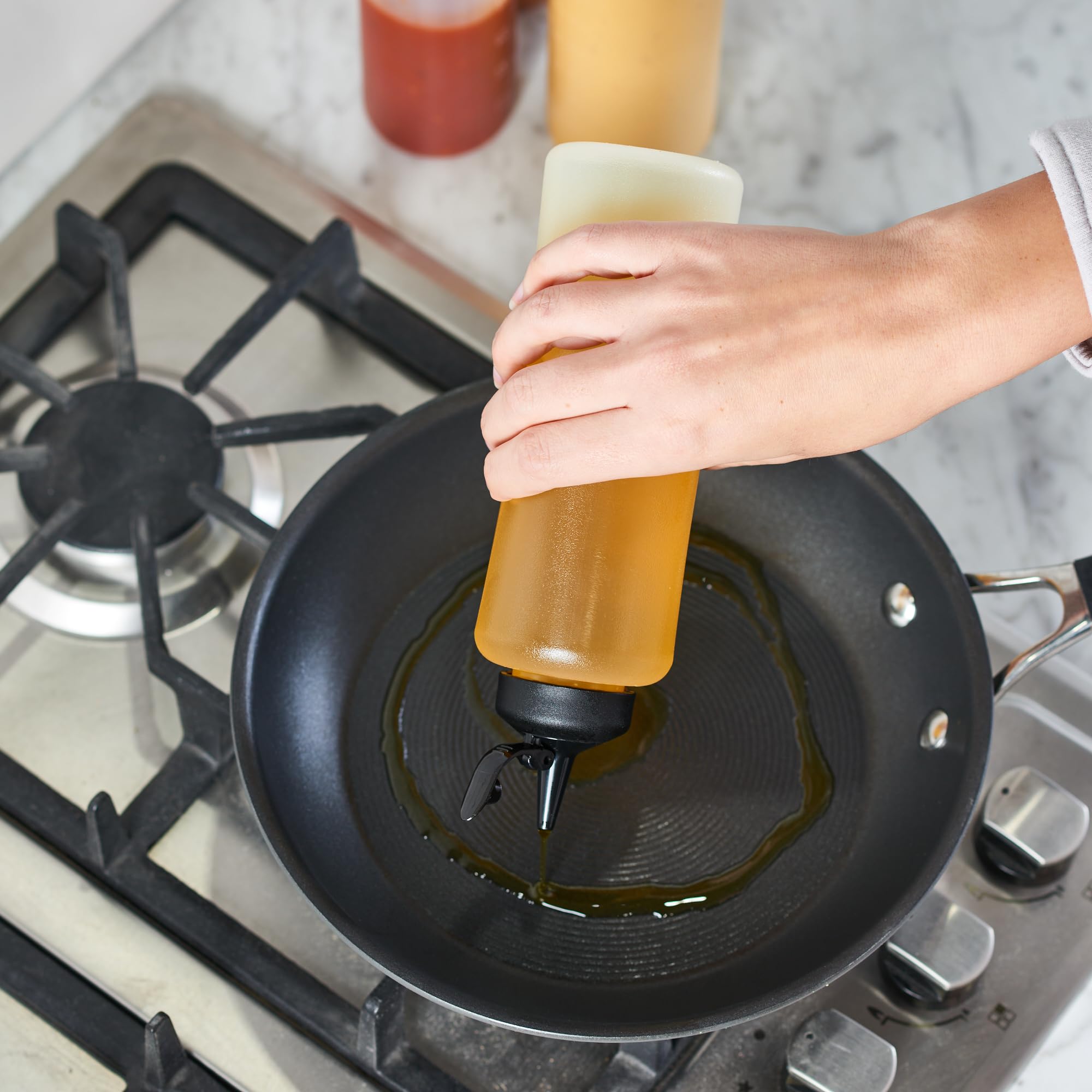 MIGHTY STRONG bottle featuring wide mouth for easy filling and cleaning