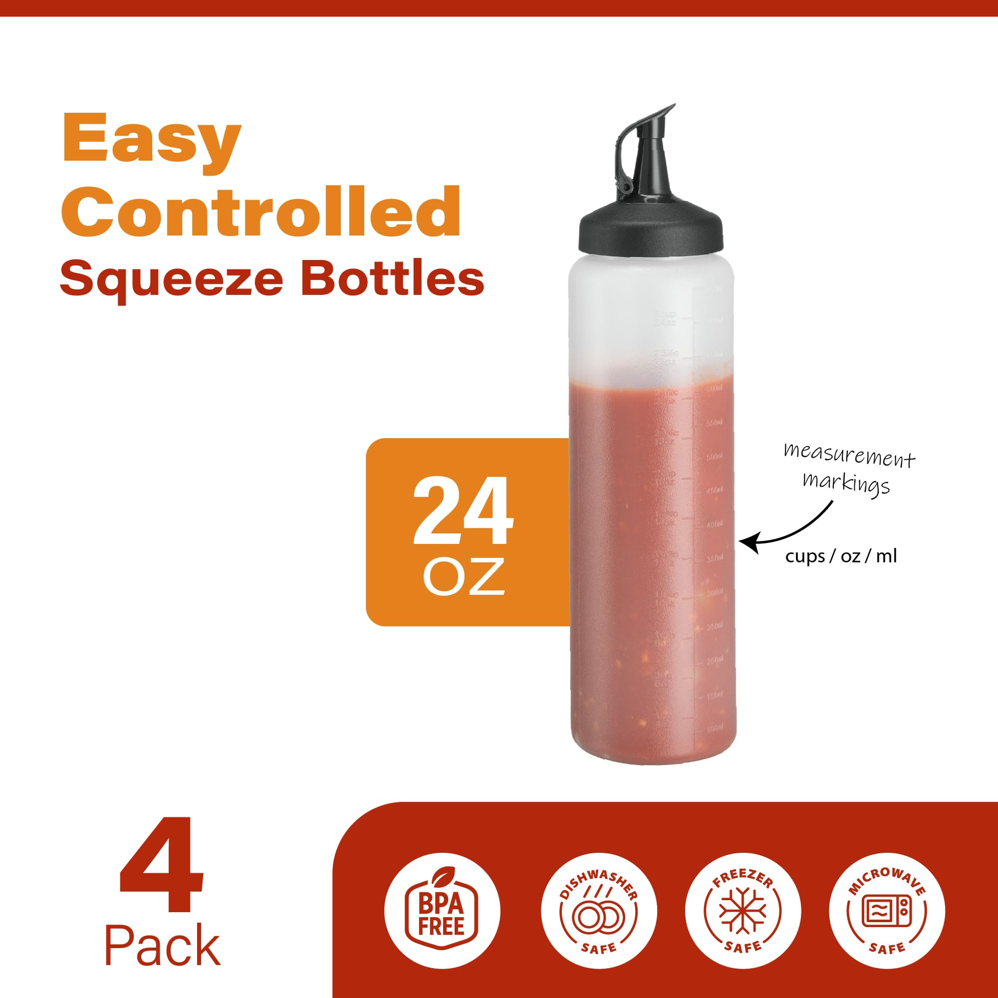 MIGHTY STRONG easy pour cap bottle enables one-handed pouring during cooking