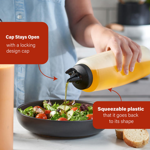 MIGHTY STRONG bottle with snap cap for secure storage during service