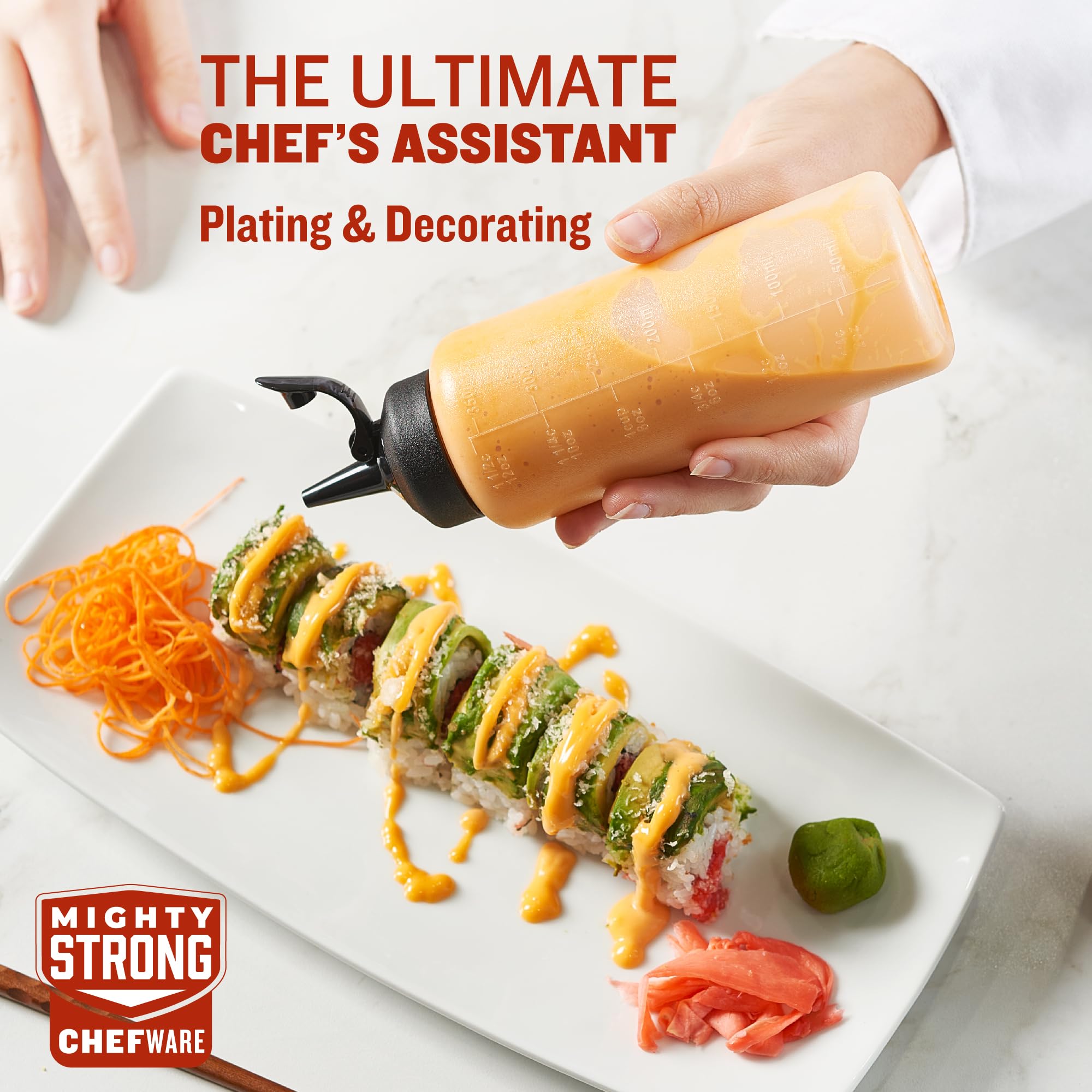 MIGHTY STRONG Snap Cap seals securely for mess-free storage