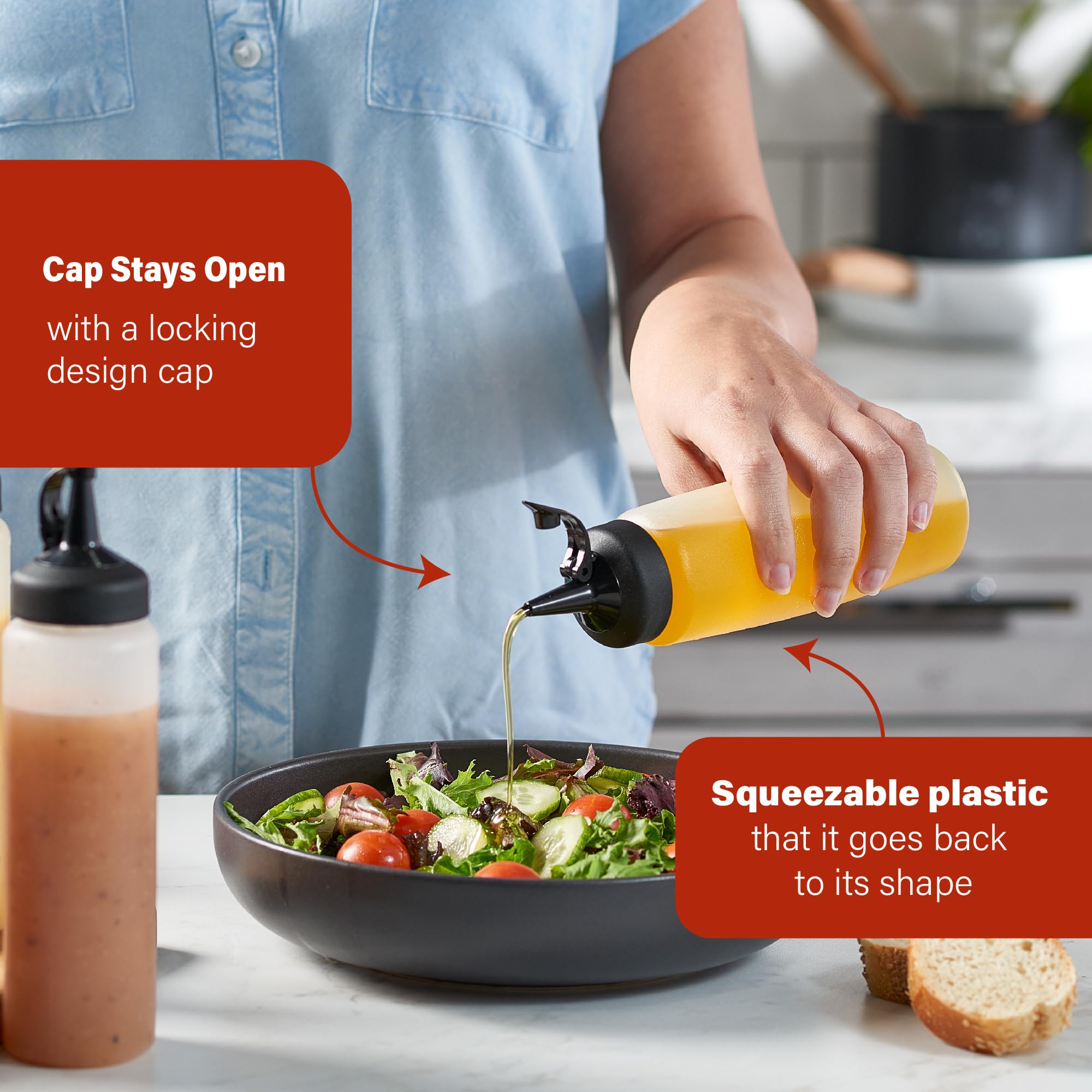 MIGHTY STRONG wide mouth design for easy filling and quick cleaning