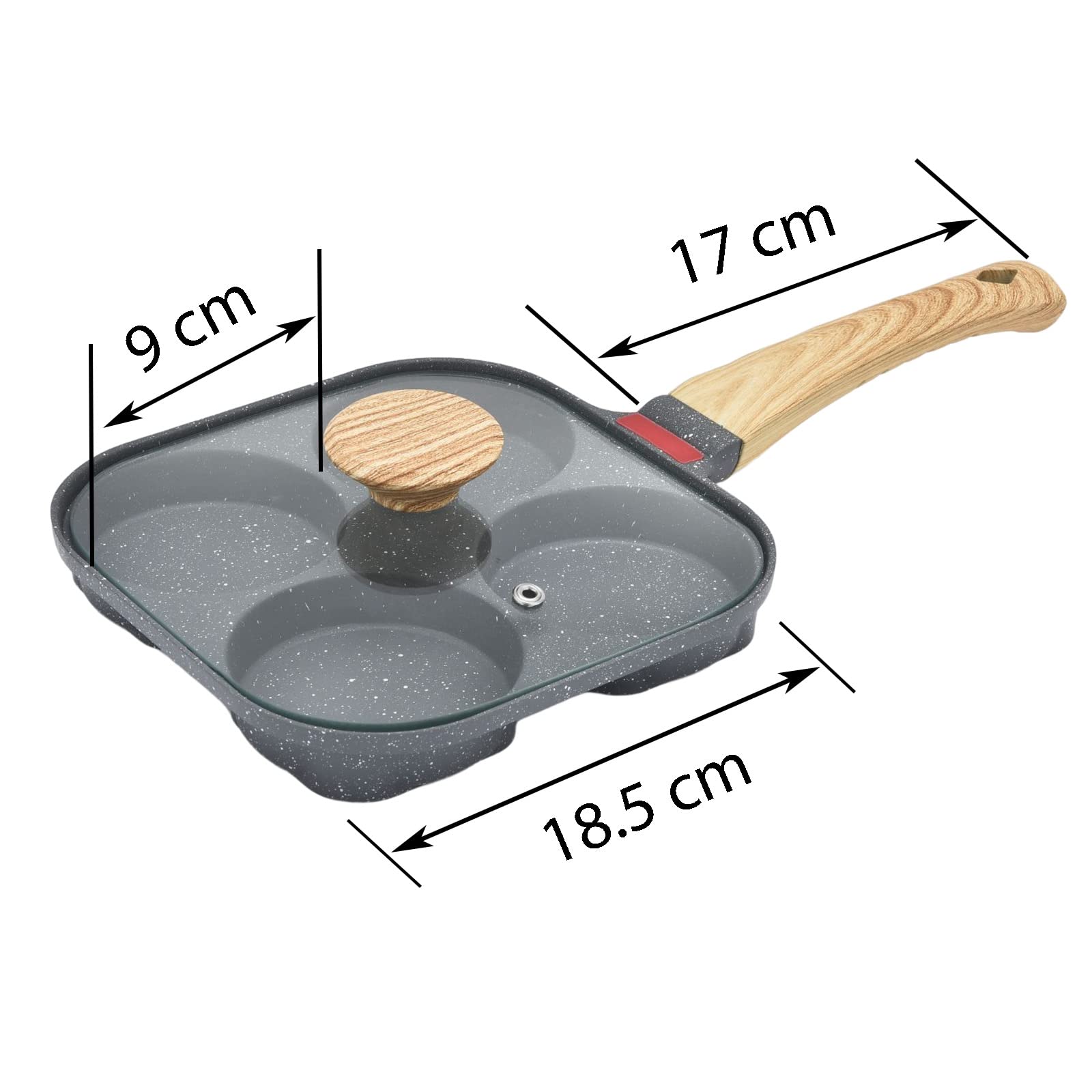 MIHUNTER lid, brush, and spatula included for complete cooking setup.