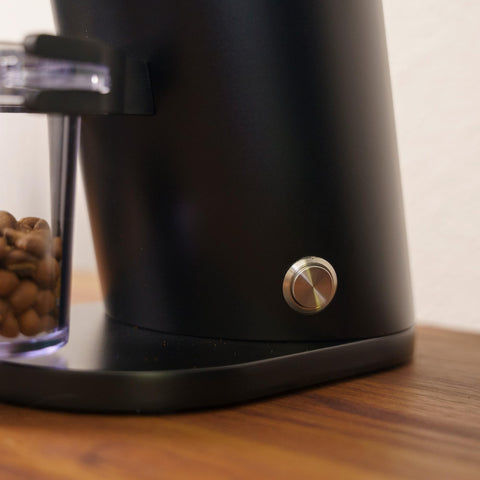 MiiCoffee DF54 anti-popcorn disc prevents bean jumping and speeds grinding.