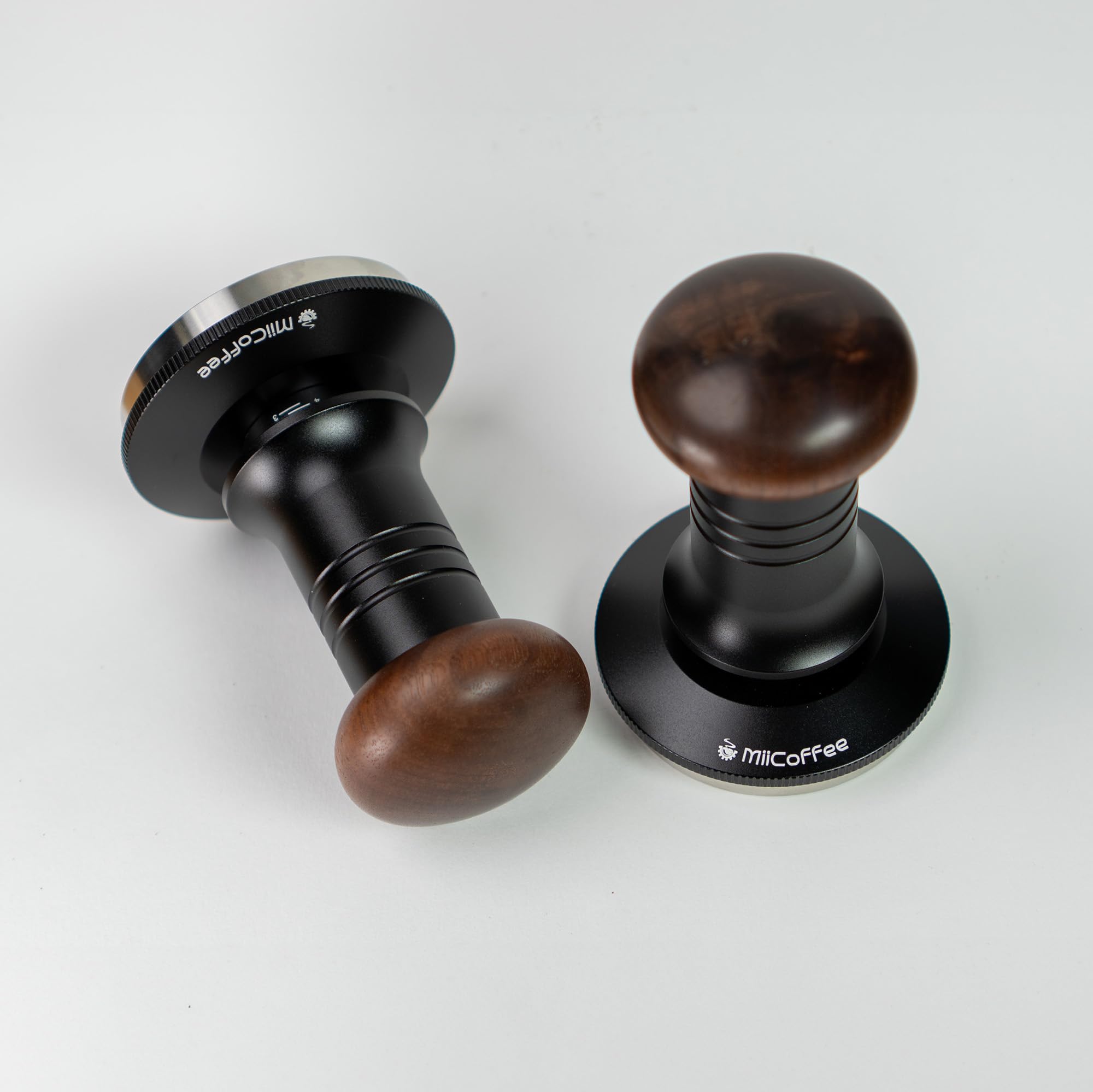 MiiCoffee adjustable depth from 0 to 14 mm for different filter baskets.