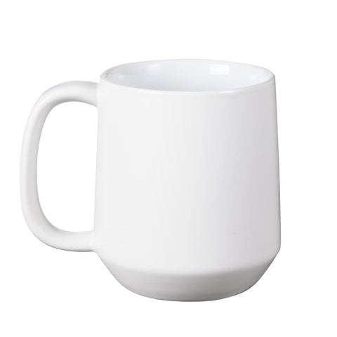 Miicol 16 oz mug front view with frosted surface for easy grip and daily coffee