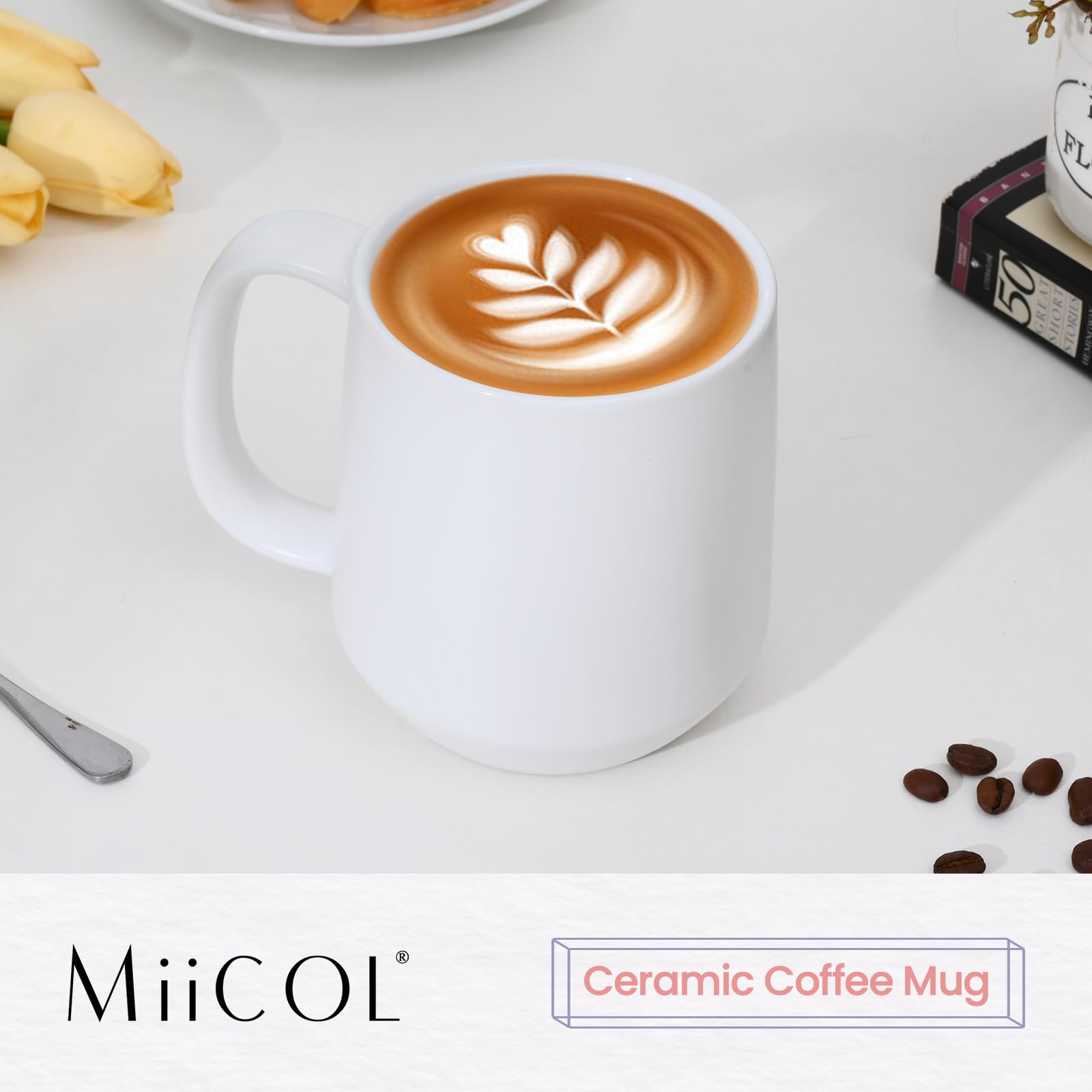 Miicol mug matte exterior for a modern look and simple cleaning
