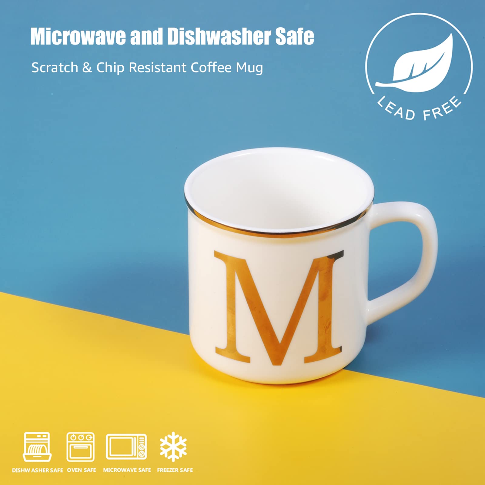 Miicol 16 oz mug microwave-safe and dishwasher-safe for convenience