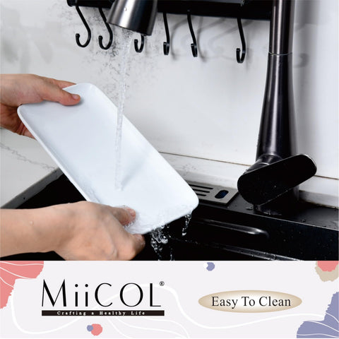 Miicol durable-chip-resistant-ceramic, built for daily use and long-lasting shine.
