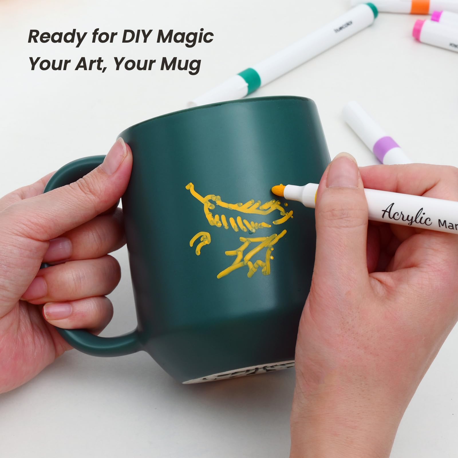 Miicol turquoise mug in gift box, ready for gifting.