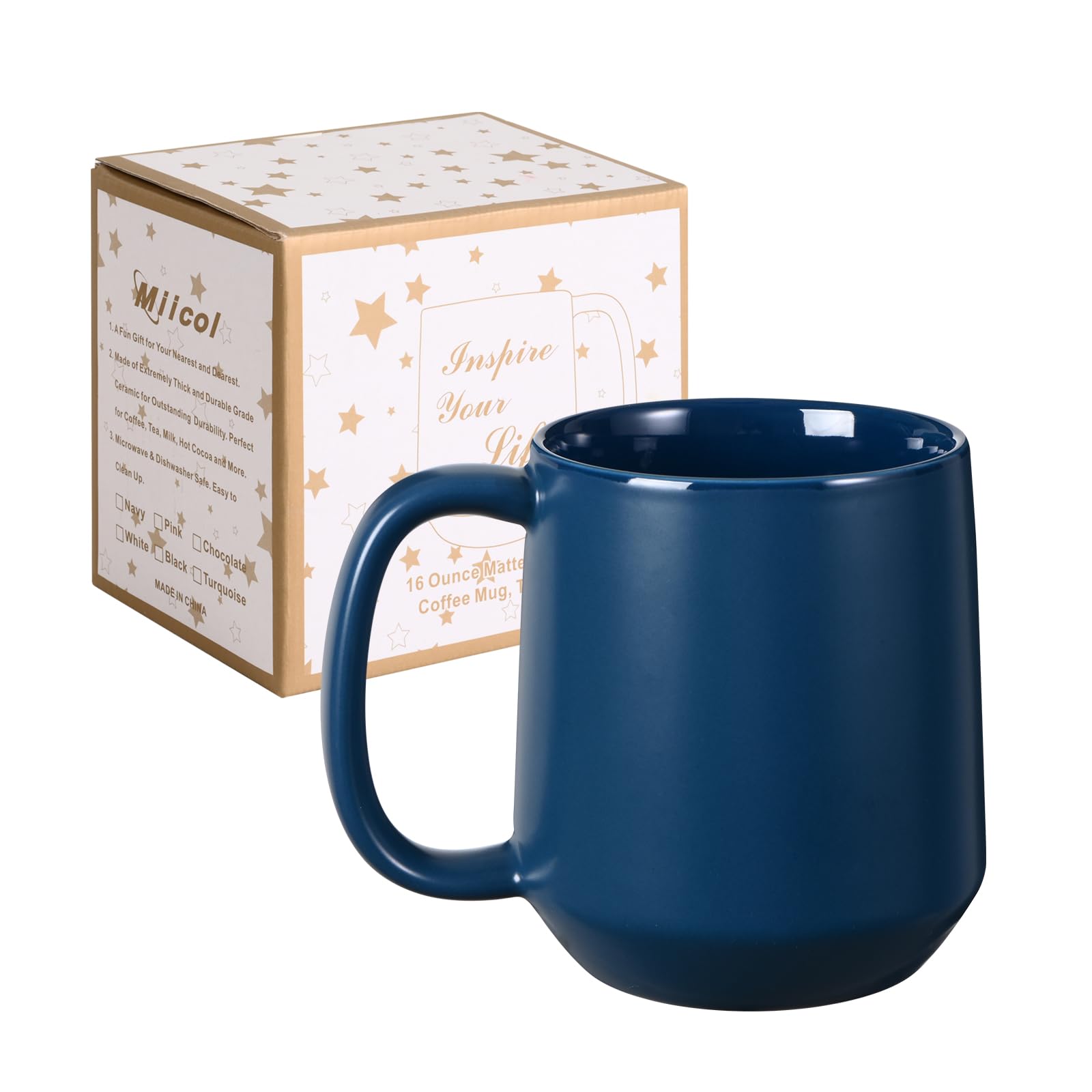 Miicol mug packaging in a sturdy gift box ready for gifting.