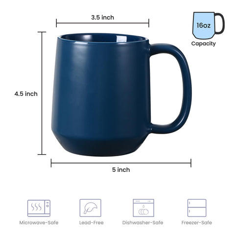 Miicol mug grooved insulation base helps keep beverages warmer longer.