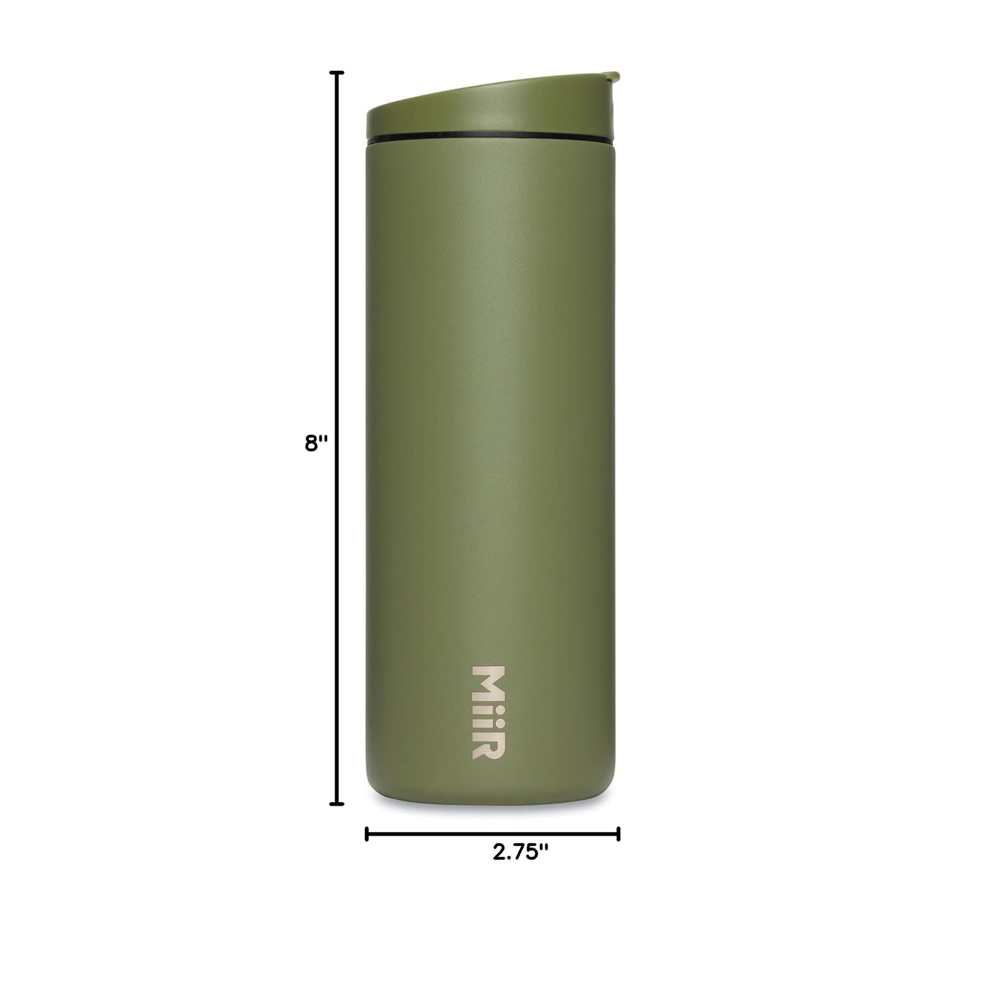 MiiR bottle accommodates ice for refreshing cold beverages