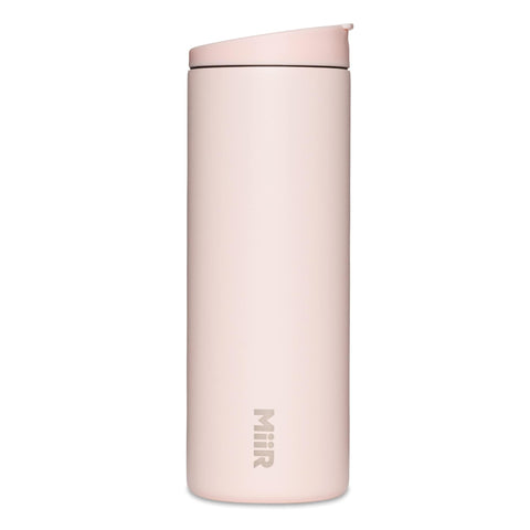 MiiR Flip Traveler 16oz with secure flip lid prevents spills during travel.