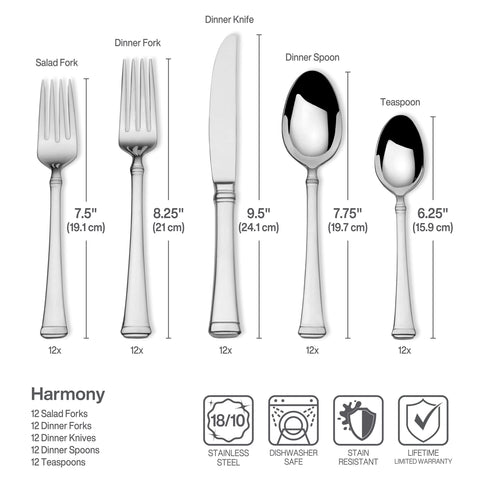 Mikasa Harmony cold meat fork for hearty servings