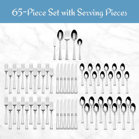 Mikasa Harmony dinner knife with sleek profile for formal dining