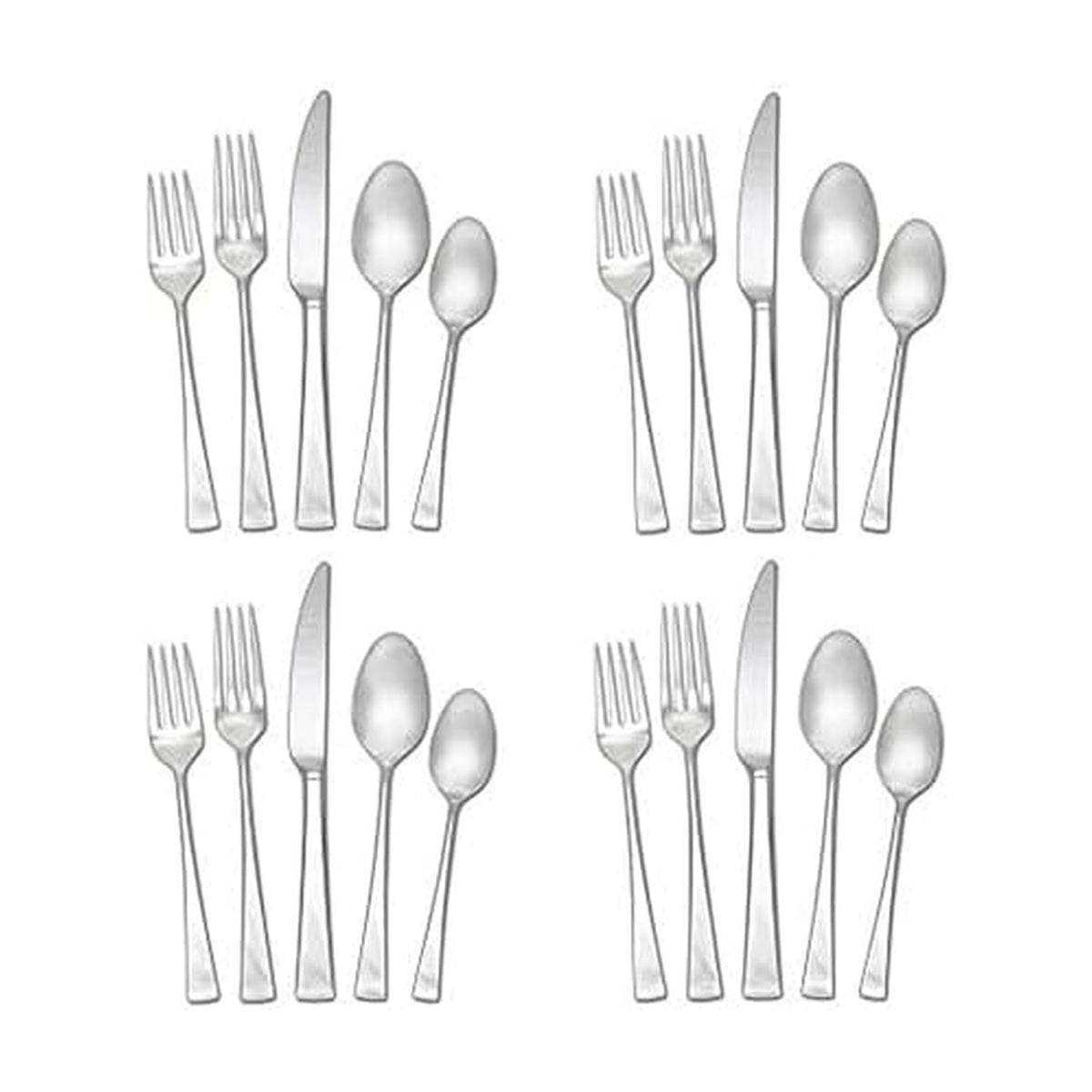 Mikasa Lucia dinner fork close-up highlights modern design and everyday durability