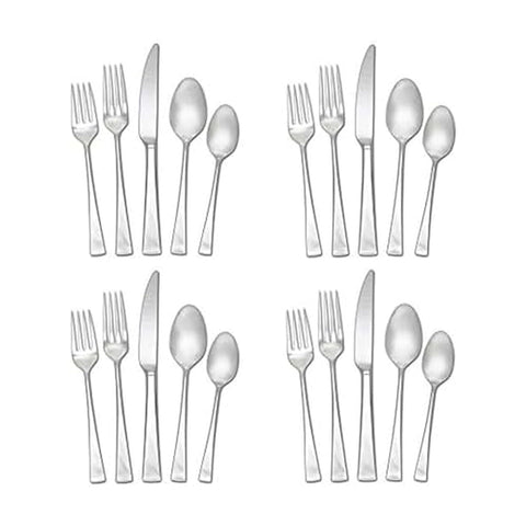 Mikasa Lucia dinner fork close-up highlights modern design and everyday durability