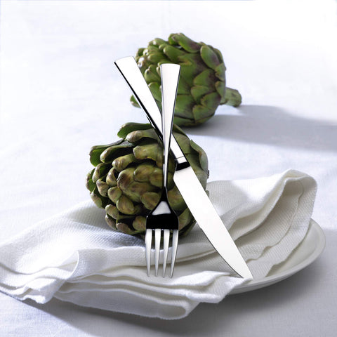 Mikasa Lucia dinner spoon clean lines showcase polished finish and easy care