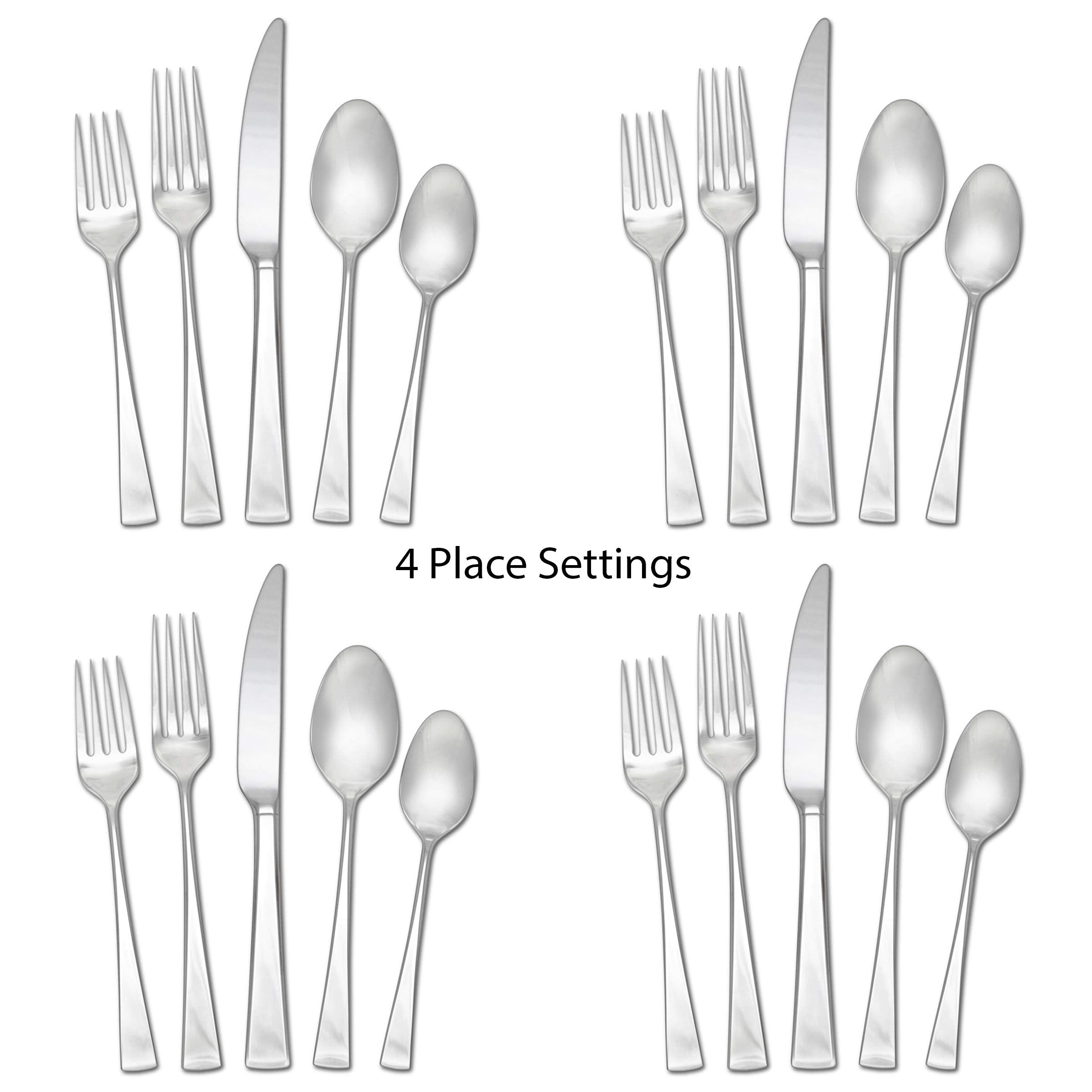 Mikasa Lucia flatware collection for four ready for everyday use
