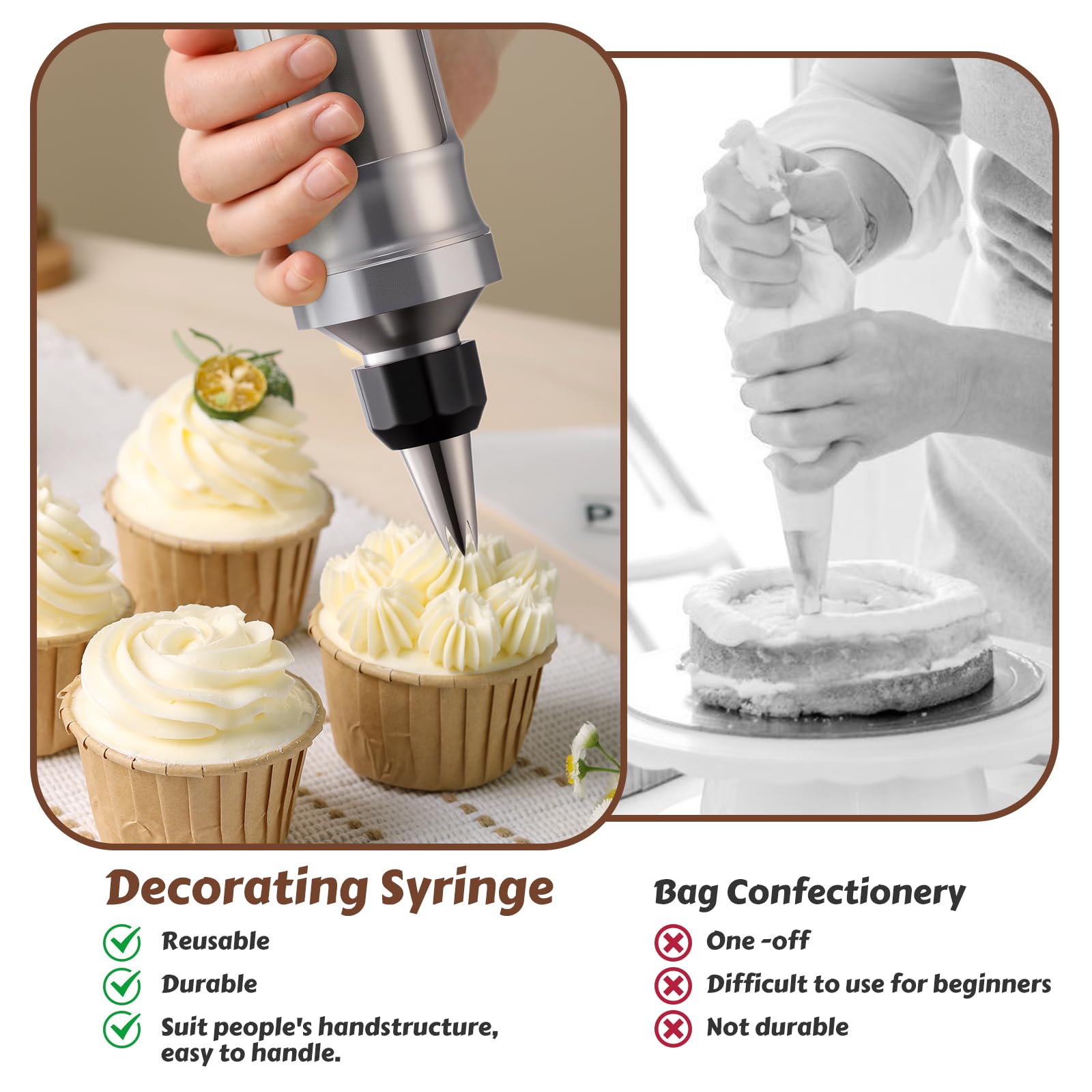 MIKESIER cream scrapers for smoothing icing on cookies