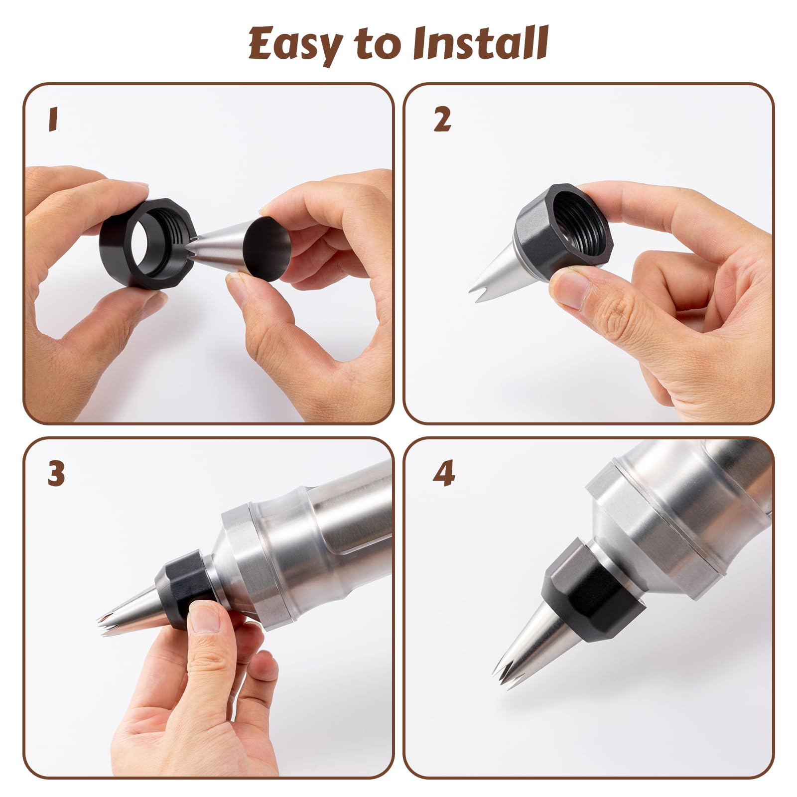 MIKESIER stainless steel build resisting rust and high heat