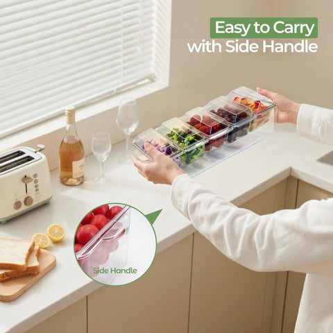 MIKESIER spoons and tongs included for ready, clean self-serve