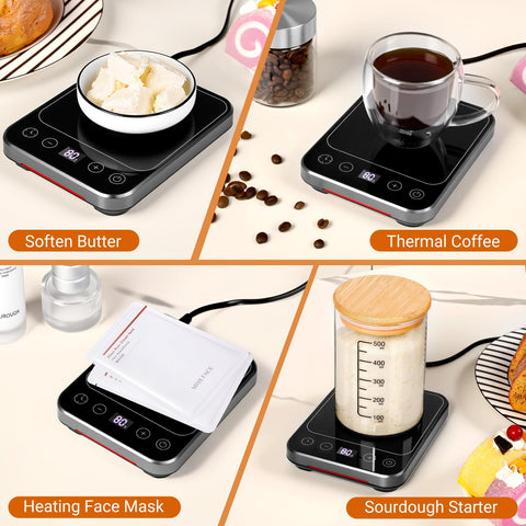 MIKESIER Sourdough Warmer memory timer for quick one-touch restarts