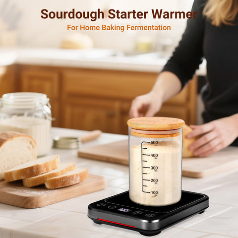MIKESIER Sourdough Warmer non-stick surface eases cleanup after use