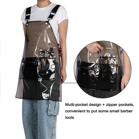 MIKI WELL gunmetal hardware adds premium, professional look to the apron.