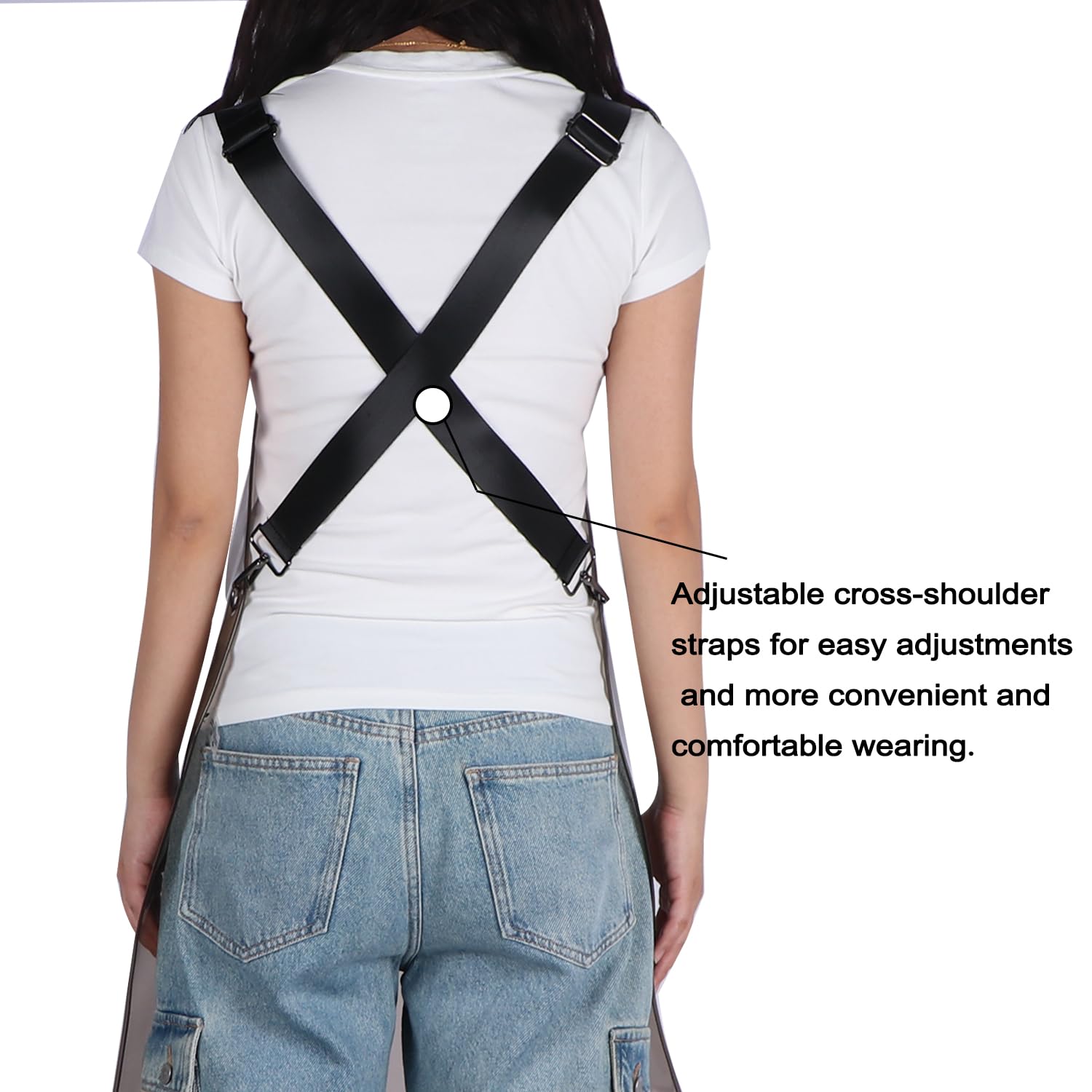 MIKI WELL waterproof TPU material keeps clothing dry during styling.