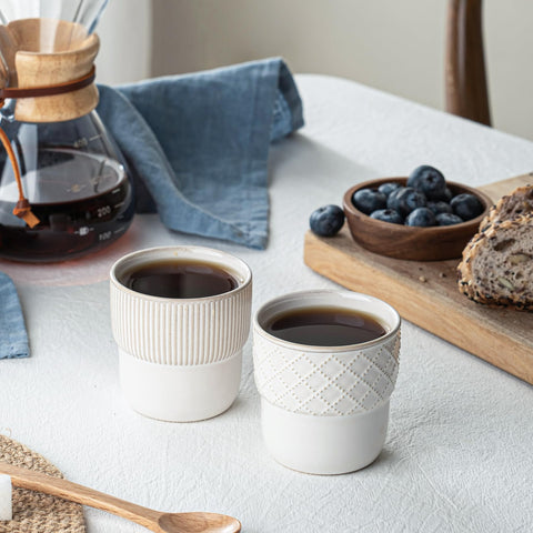 MIKIGEY espresso cups double as cocktail shot or dessert cups