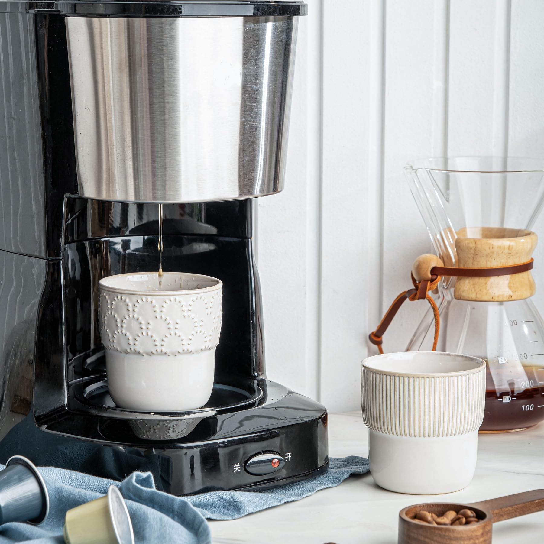 MIKIGEY espresso cups are dishwasher safe for easy cleanup.