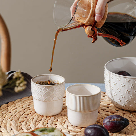 MIKIGEY 4 oz demitasse cups ideal for tasting and mini servings