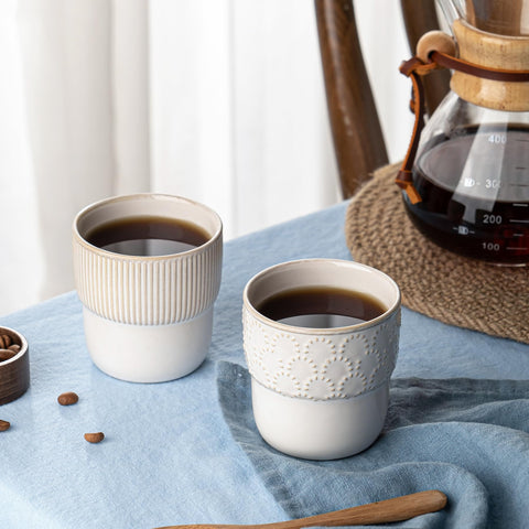 MIKIGEY mini cups fit under most machines for convenient use.