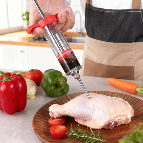 Mikim silicone oil brush included for easy seasoning lubrication