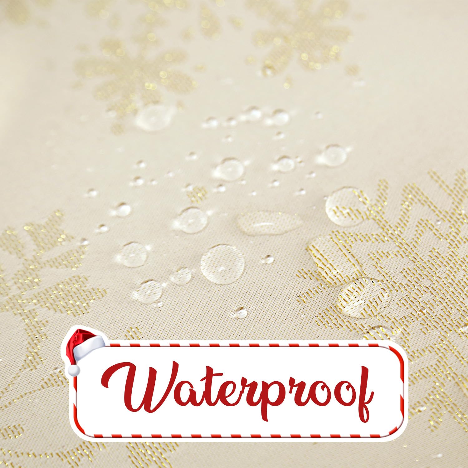 MikiUp waterproof tablecloth protecting surfaces during meals and gatherings
