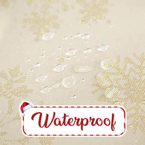 MikiUp waterproof tablecloth protecting surfaces during meals and gatherings