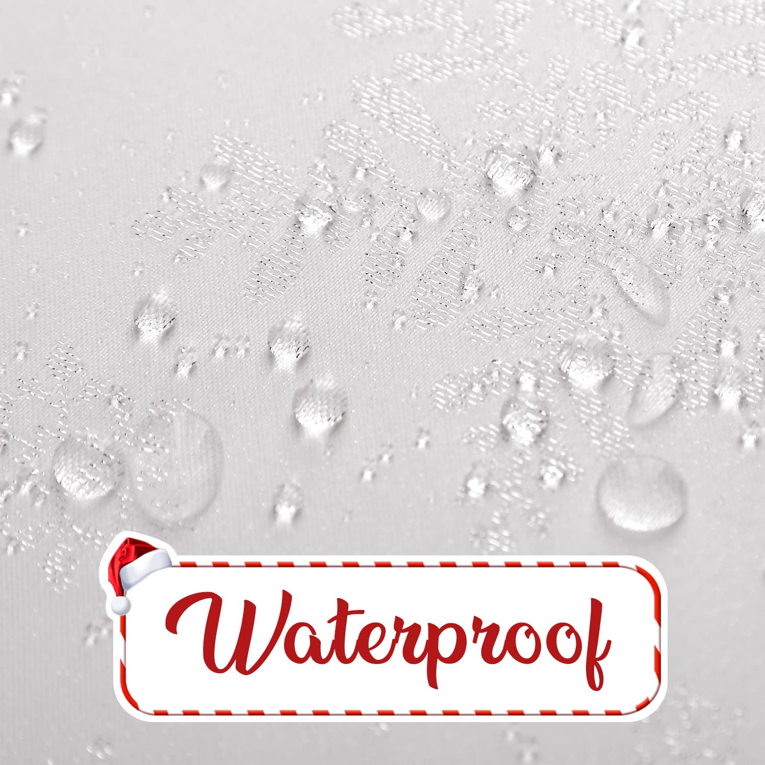 MikiUp waterproof, wrinkle-resistant tablecloth protects surfaces during celebrations.