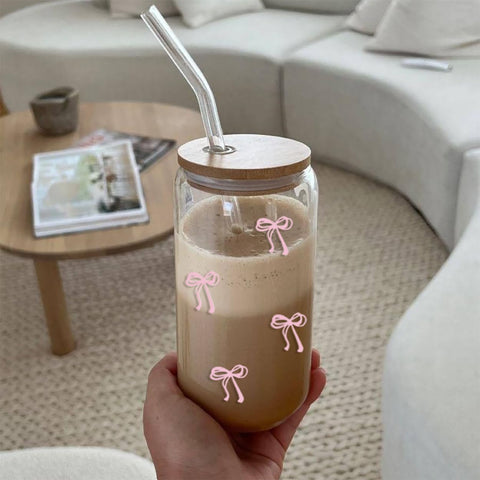 Mikopei Coquette multiuse cup suits tea, smoothies, and sparkling beverages.