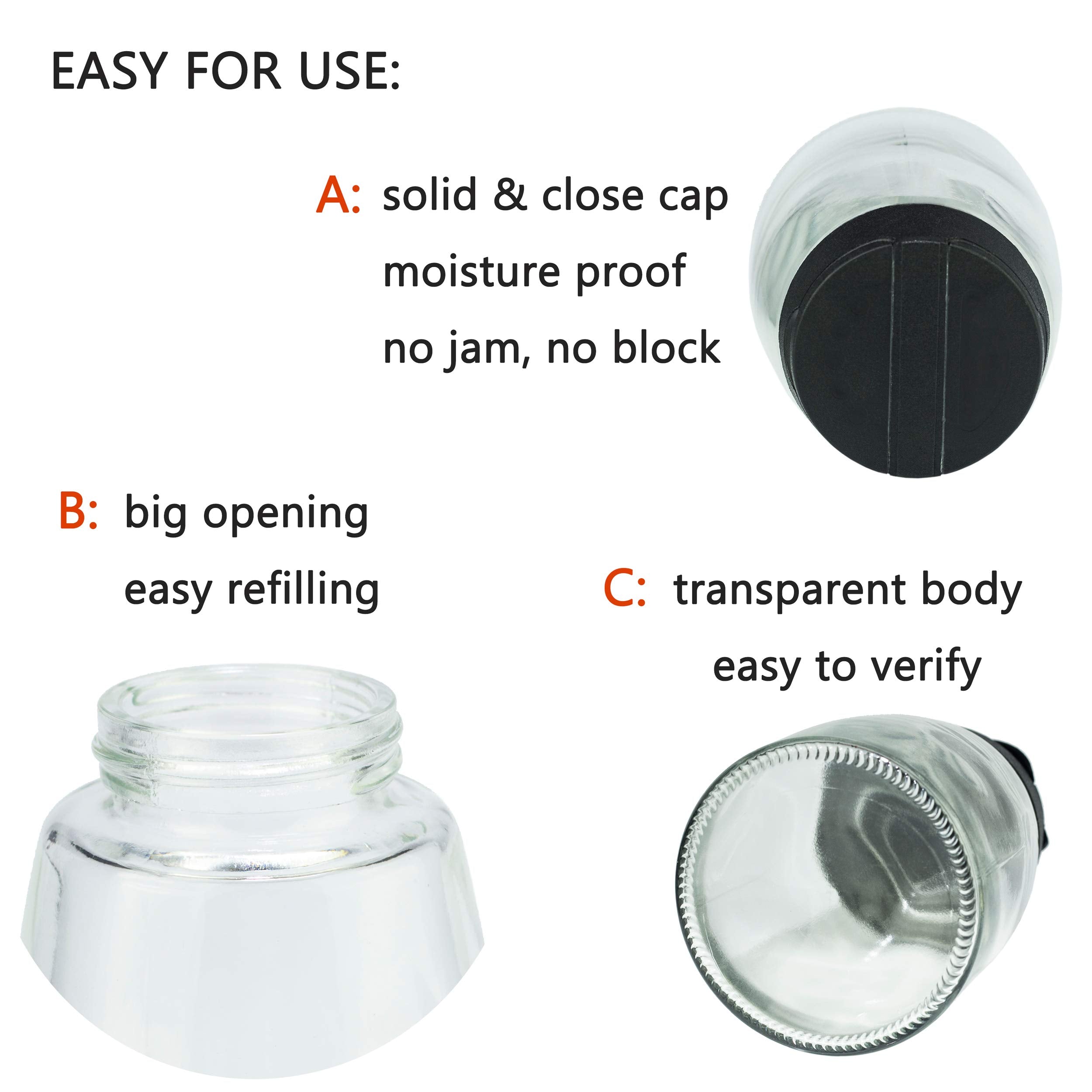 MILEKE humidity-proof design prevents clumping in humid kitchens or bars.
