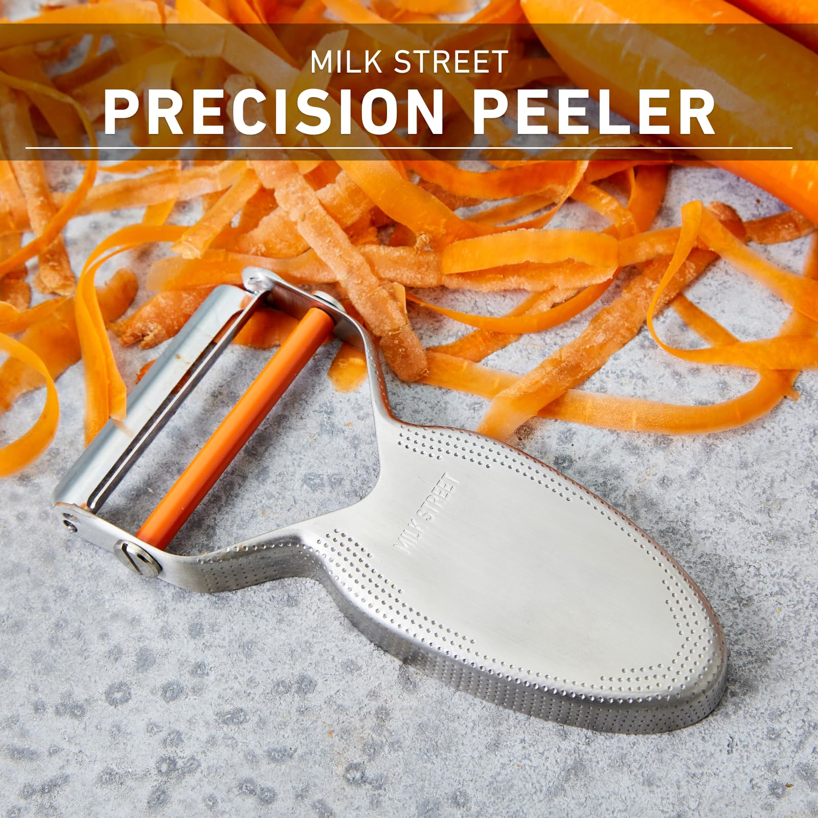 Milk Street Precision Peeler peels bell peppers quickly and neatly.