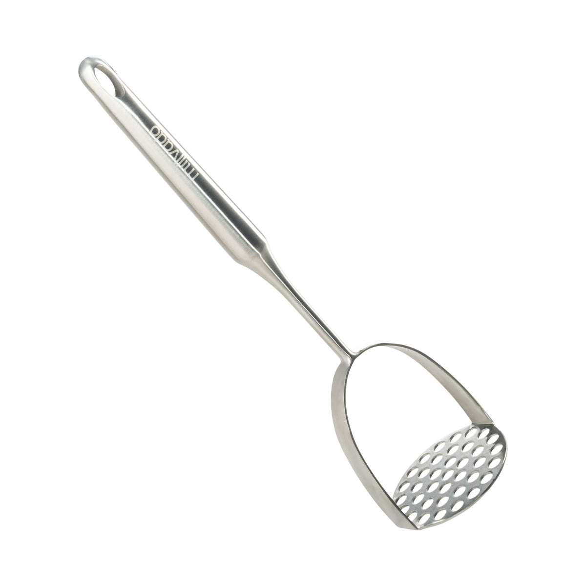 Millvado potato masher in stainless steel, ideal for fluffy mashed potatoes.