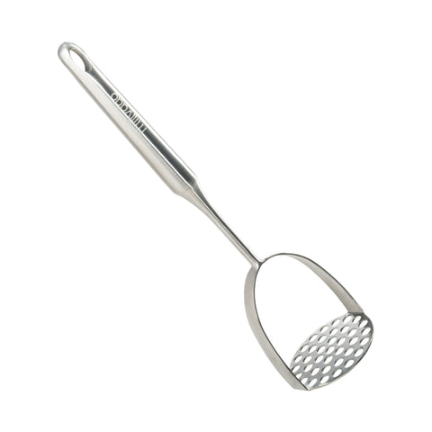 Millvado potato masher in stainless steel, ideal for fluffy mashed potatoes.
