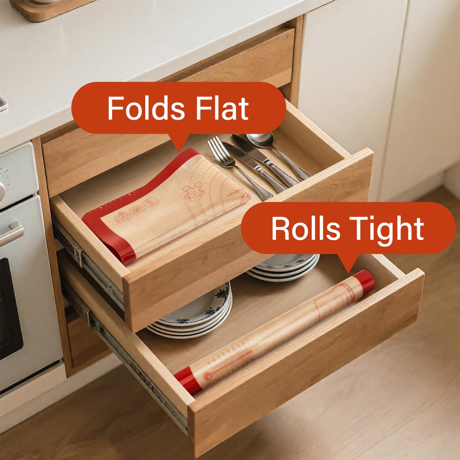 Mimekitchen dishwasher safe for easy cleaning and quick storage.
