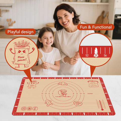 Mimekitchen gift-ready package with recipe guide for cookies and pastries.