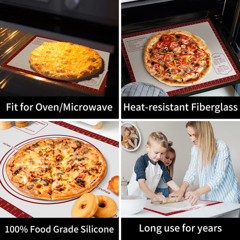Mimekitchen silicone mat used as oven liner for bubbling cookies