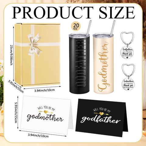 Mimorou elegant gift box packaging the complete godparent proposal set