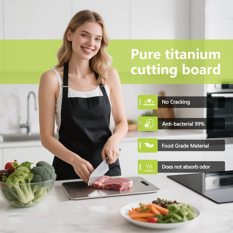 MINADCIN single piece titanium board; ultra smooth non porous surface