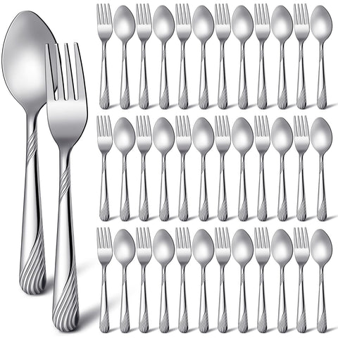 Minatee 50-pcs flatware set for everyday dining and entertaining guests.